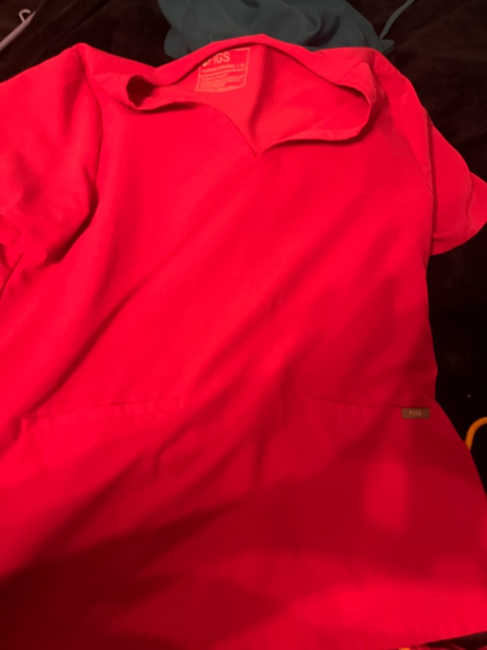 Figs  Pink Medical Scrub Top and bottoms